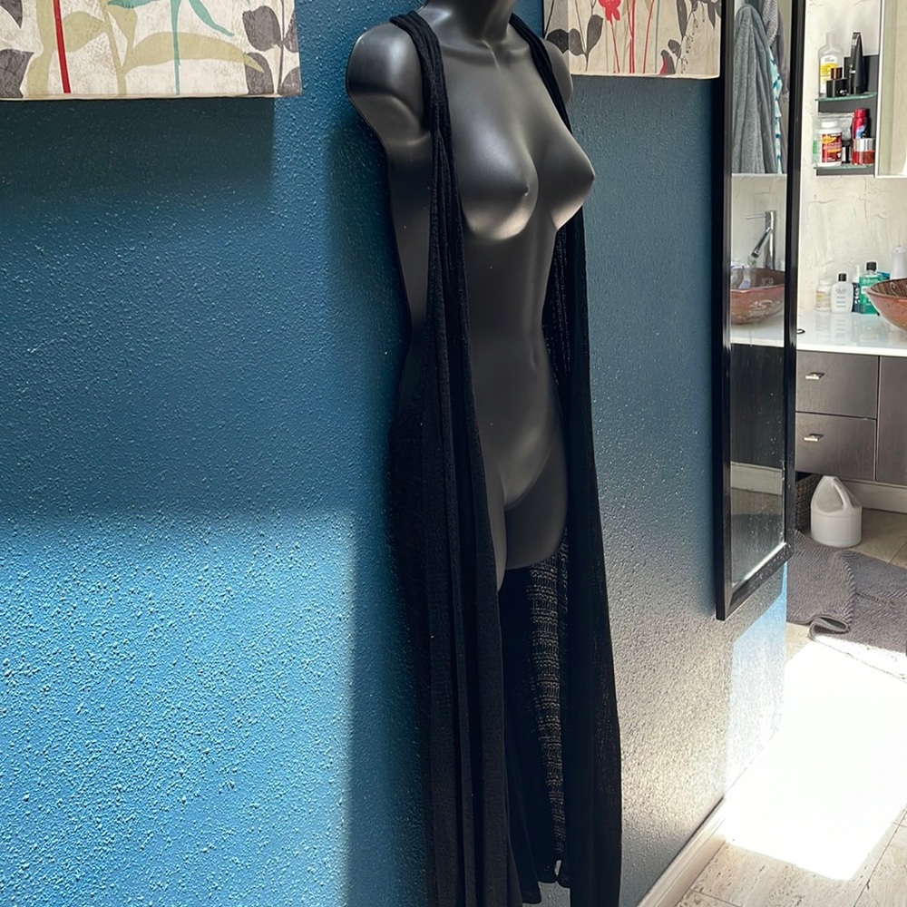 L/XL American Eagle black beachy coverup